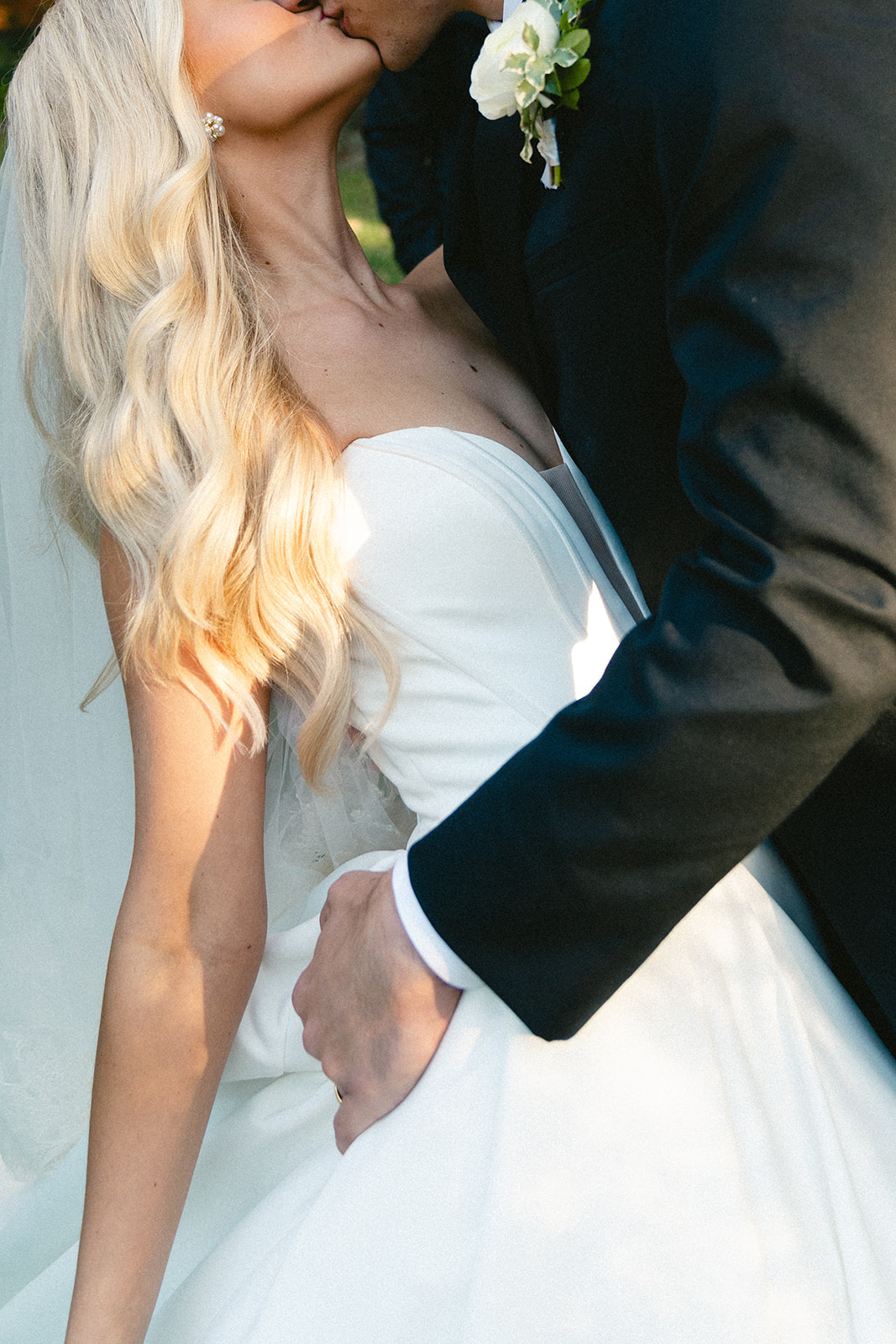 Wedding portraits at Church Christ across from Stanly Hall Ballroom